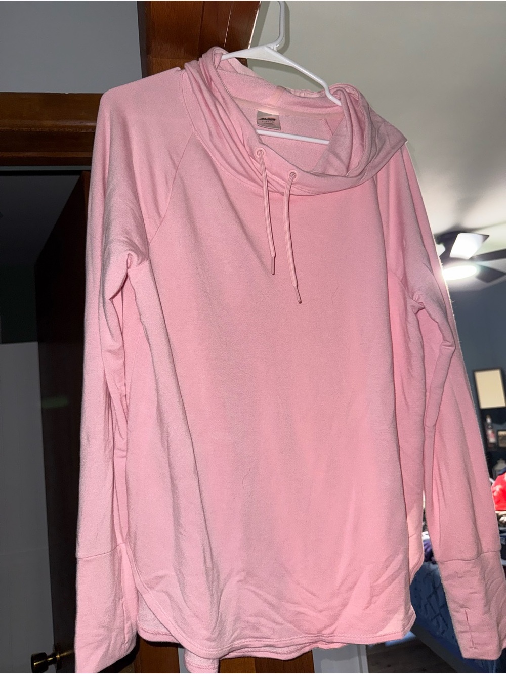 PINK Victoria's Secret Pastel Pink Hoodie with Drawstring